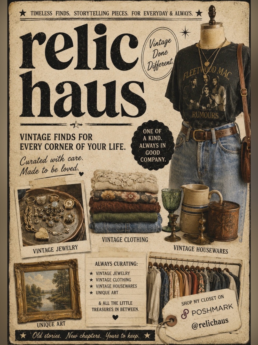 Meet your Posher, Relic Haus Send Me Your Offers